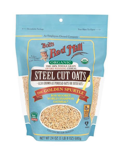 bob's organic cooking steel cut oats 2-boxes|bob's red mill porridge oats.